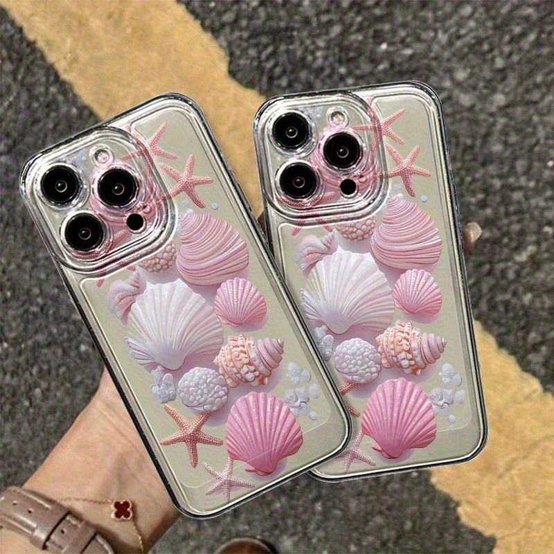 Apple Iphone 15 Pro Max - Trendige Rosa Muschel-Handyhülle für iPhone 17