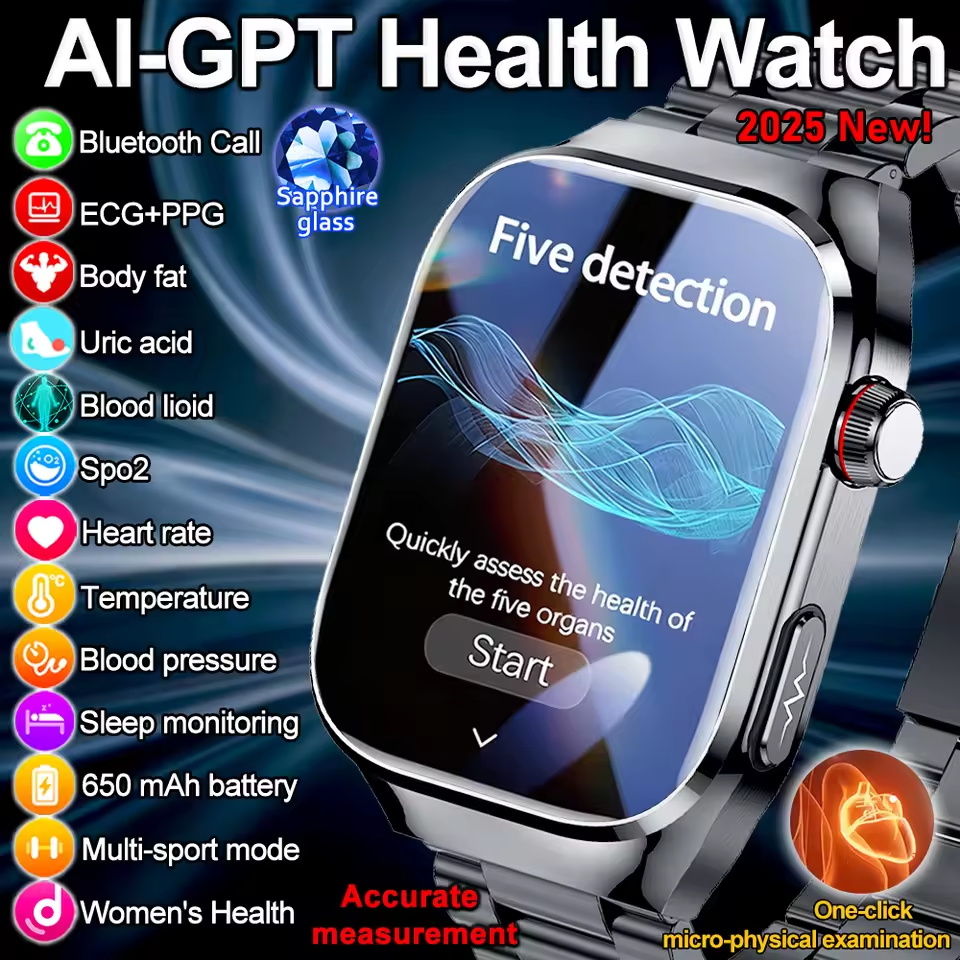 Laser Distance Measure - 2026 Neue Pflegeklasse Harnsäure Blutfette Smartwatch