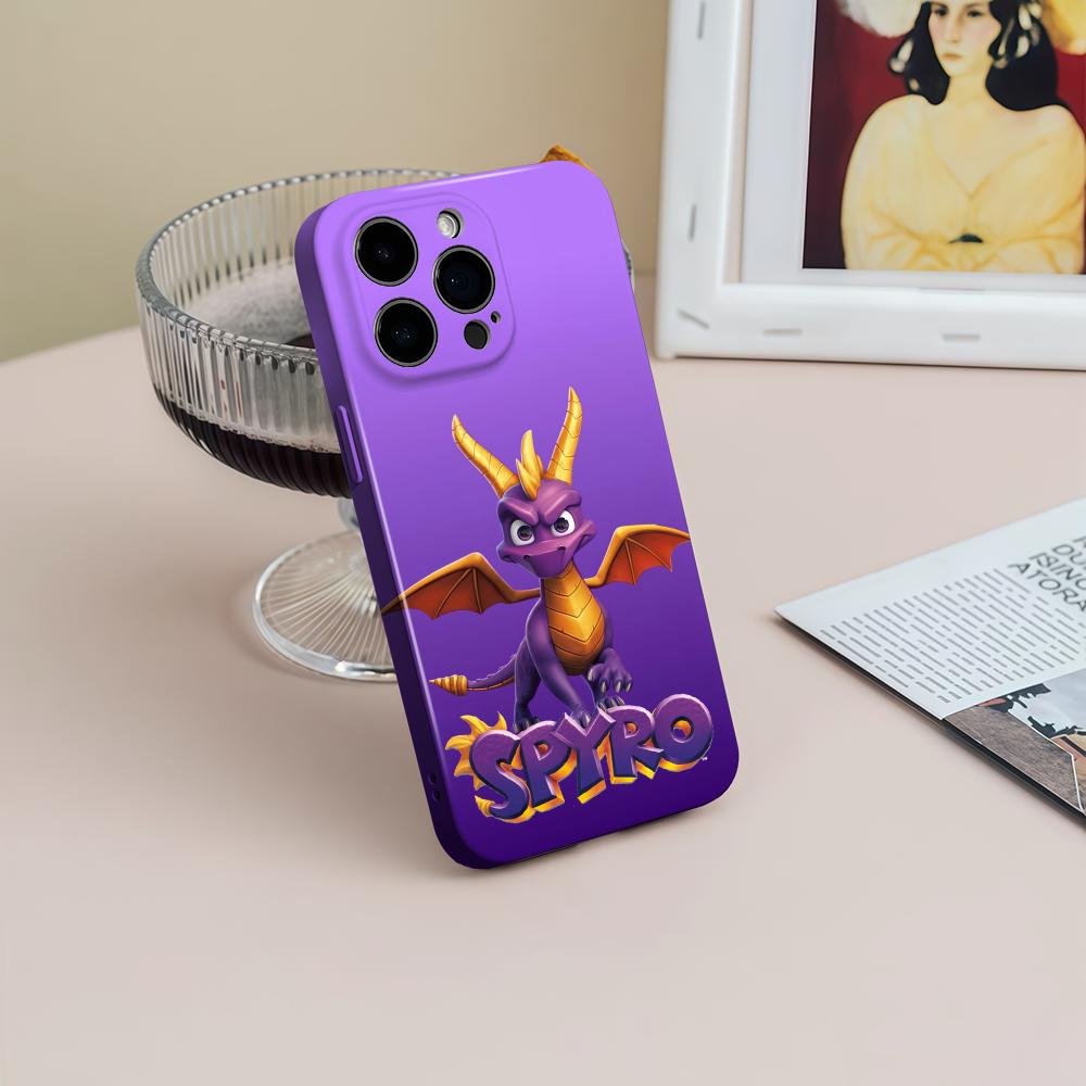Apple Iphone 15 Pro Max - Spiel S-Spyro Serie Drachen Handyhülle für