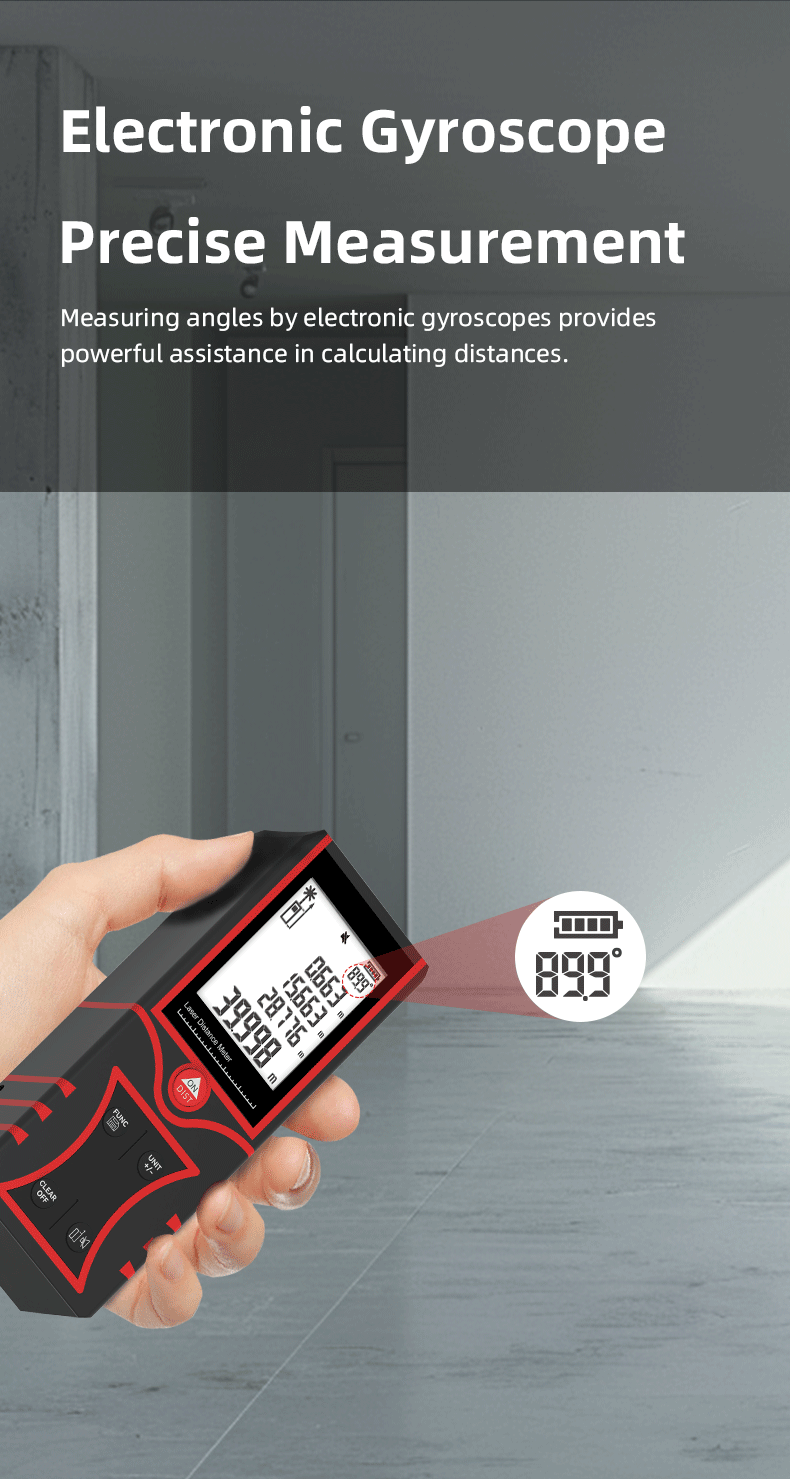 Modell GS-16 Industrielles Rot – Laser Distance Measure Bewertung und Preis