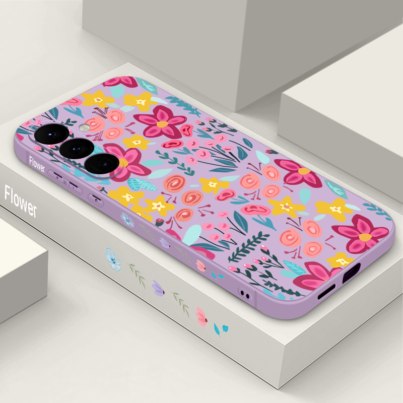 Blumenmuster Handyhülle für Sa – Samsung Galaxy A55 Bewertung und Preis
